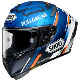 SHOEI フルフェイスヘルメット X-Fourteen AM73 TC-2 (BLUE/WHITE) マットカラー 0000241316571