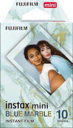 FUJIFILM インスタントカメラ チェキ用フィルム 10枚入 ブルーマーブル INSTAX MINI BLUEMARBLE WW 1 4547410432015