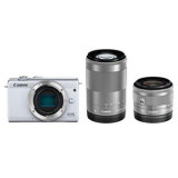 Canon EOS M200 ダブルズームキット [ホワイト] キヤノン 4549292142433