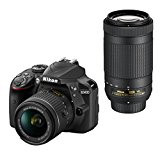 Nikon デジタル一眼レフカメラ D3400 ダブルズームキット ブラック D3400WZBK 4960759147561